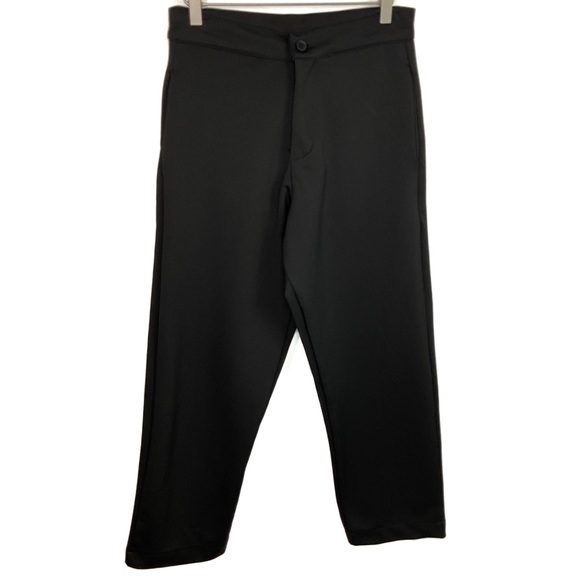 Zara Pants Zara Black Straight Leg Stretch Pants Small Poshmark